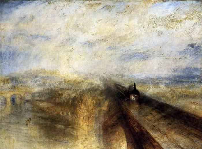 Joseph Mallord William Turner Rain, Steam and Speed The Great Western Railway before 1844